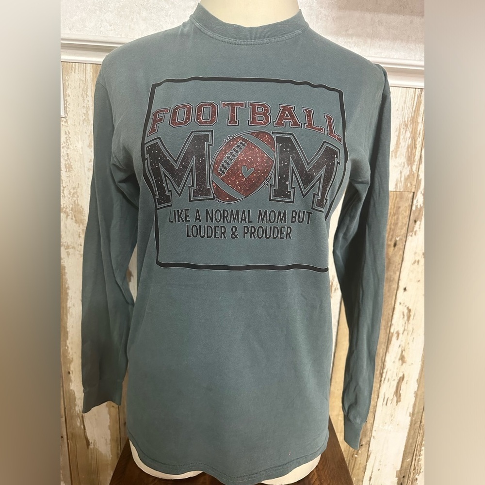 NEW Comfort Colors Football long sleeve t shirt NWT size medium